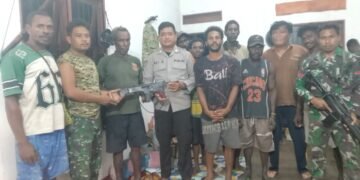 Warga Temukan Senjata Api Rakitan di Kampung Kosong, Polres Mimika Selidiki Asal-usulnya