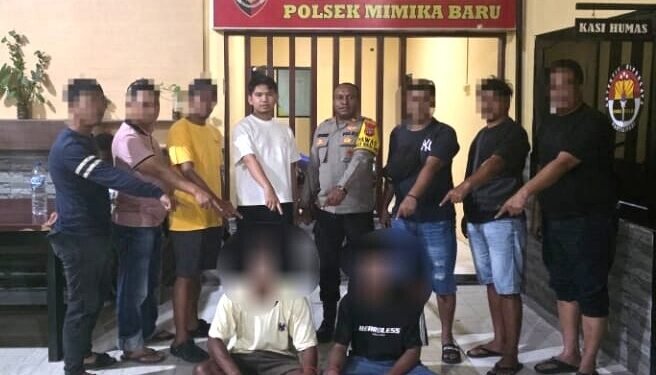 Polisi Amankan Dua Terduga Pelaku Pengeroyokan yang Berujung Kematian Pelajar di Timika