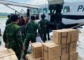 Koops TNI Habema Kirim Dua Ton Bantuan untuk Warga Terdampak Kekeringan di Puncak