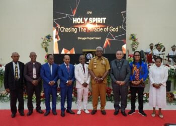 Bupati Mimika Resmikan Gereja GPdI Holy Spirit, Dorong Penguatan Iman dan Kebersamaan