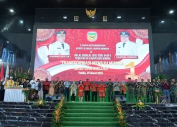 Peringatan Satu Tahun Masa Kepemimpinan Bupati dan Wakil Bupati Kabupaten Mimika