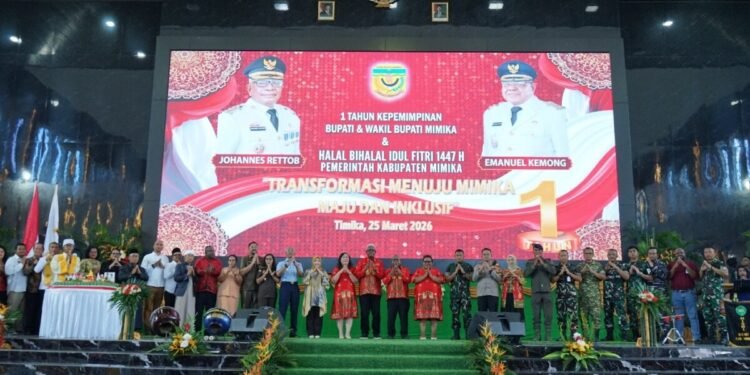 Peringatan Satu Tahun Masa Kepemimpinan Bupati dan Wakil Bupati Kabupaten Mimika