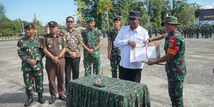 Bupati Mimika Buka TMMD Reguler Ke-128 Kodim 1710 Mimika, Kampung Keakwa Jadi Sasaran Utama