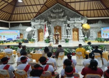 Bupati Mimika Johannes Rettob & Wakil Bupati Emanuel Kemong Hadiri Dharma Santi Perayaan Hari Raya Nyepi Tahun Baru Saka 1948 di Pura Mandhira Mihika Mandaloka