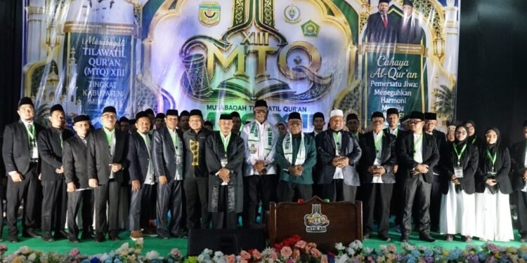 MTQ XIII Mimika Dibuka Bupati dan Wabupati, 268 Kafilah Ikuti Sejumlah Cabang Lomba