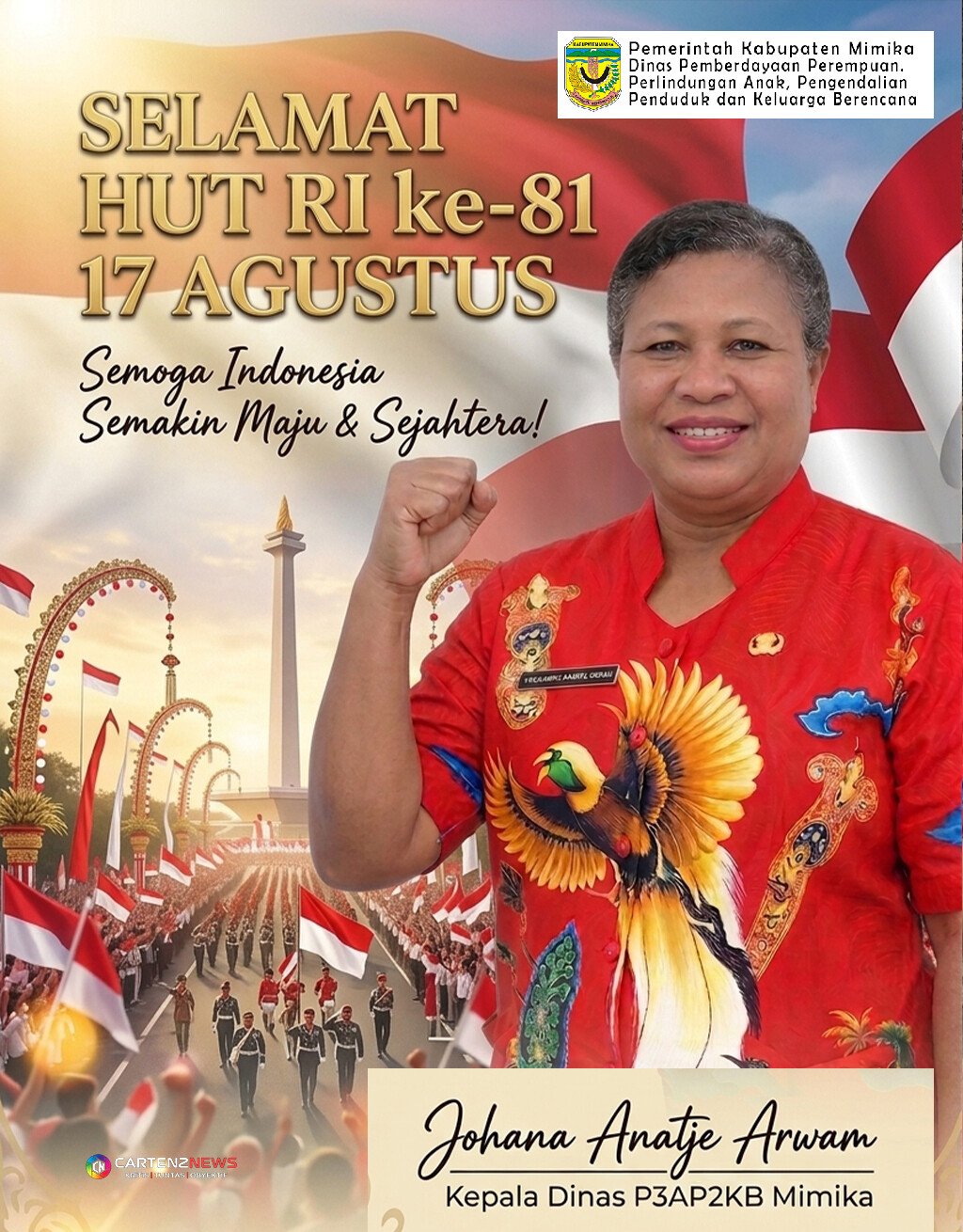 DP3AP2KB - HUT RI ke-81 tahun 2026