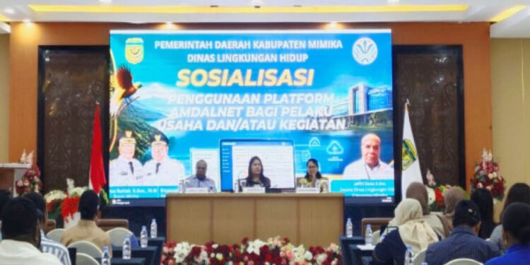 Pemkab Mimika Sosialisasikan Platform Amdalnet kepada Pelaku Usaha