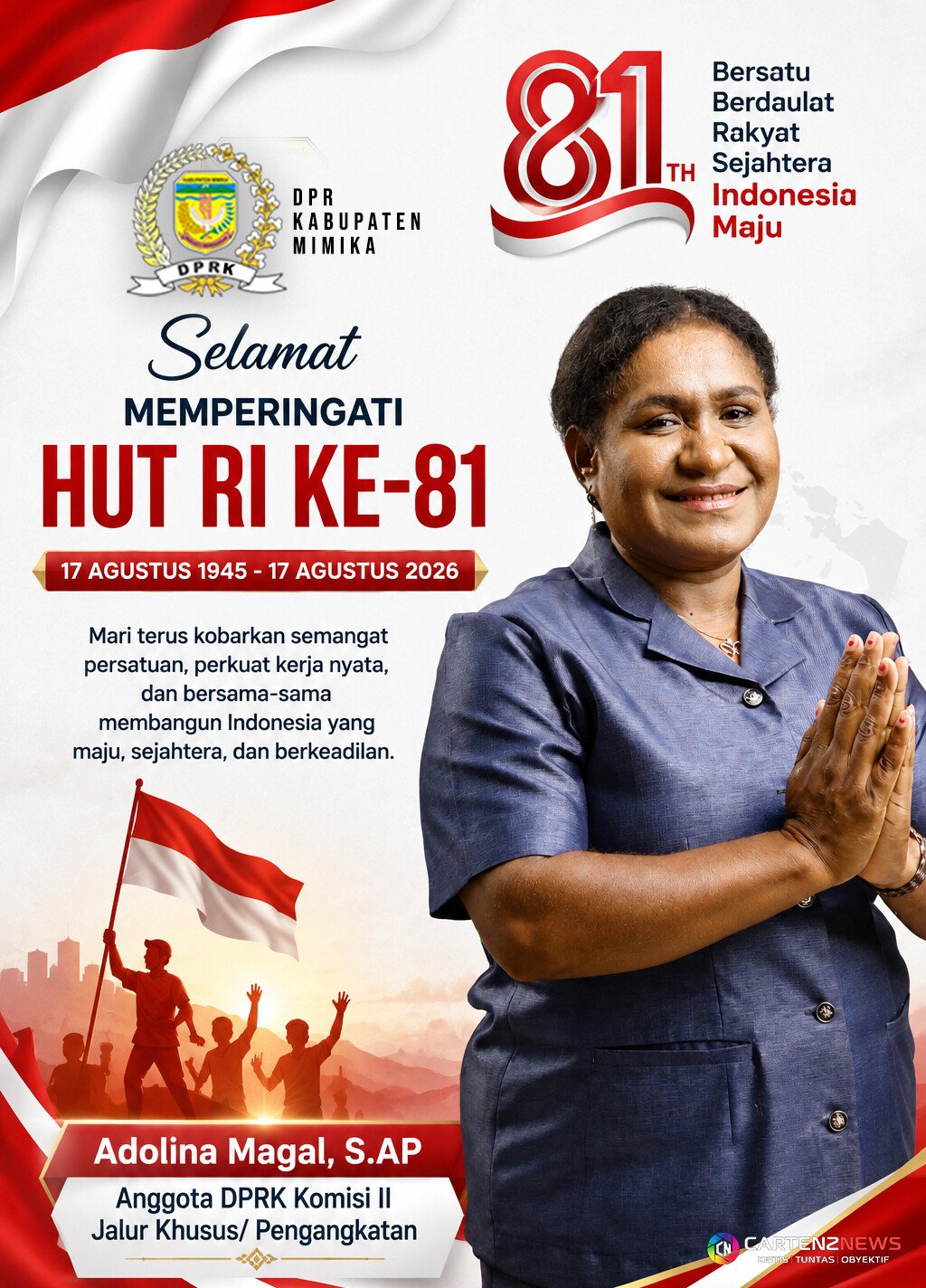 HUT RI ke-81 2026 DPRK Adolina Magal