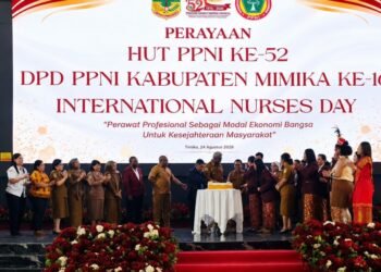 Di HUT PPNI ke-52, Bupati Mimika Apresiasi Pengabdian Perawat hingga Pedalaman