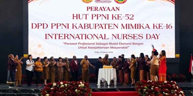 Di HUT PPNI ke-52, Bupati Mimika Apresiasi Pengabdian Perawat hingga Pedalaman