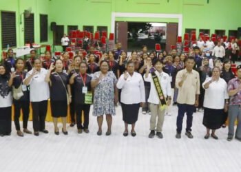 Parade Foto Jambore Genre PIK-R digelar DP3AP2KB Mimika