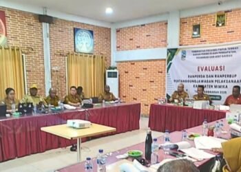 Evaluasi Pertanggungjawaban APBD 2026, Sekda Mimika Tekankan Transparansi dan Akuntabilitas