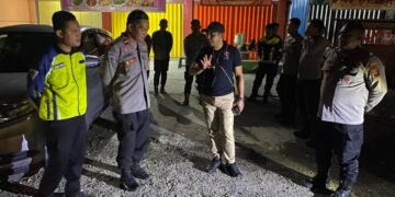 Libatkan 210 Personel dan Polwan, Polres Mimika Gelar Patroli Skala Besar