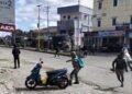 Aksi Saling Lempar Antar Pelajar Sempat Ganggu Arus Lalu Lintas di Jalan Yos Sudarso