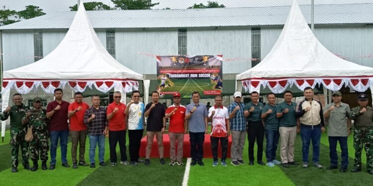 Turnamen Mini Soccer Pangkoops TNI Habema Cup 2026 di Timika Resmi Bergulir