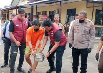 32 Gram Lebih Sabu Dimusnahkan Polres Mimika, Dua DPO Masih Diburu