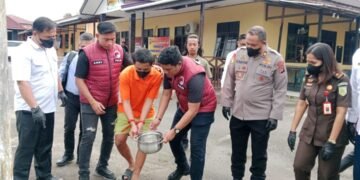 32 Gram Lebih Sabu Dimusnahkan Polres Mimika, Dua DPO Masih Diburu