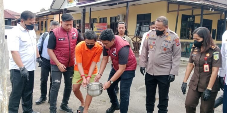 32 Gram Lebih Sabu Dimusnahkan Polres Mimika, Dua DPO Masih Diburu