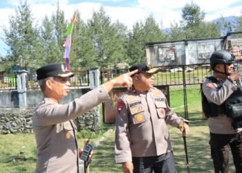 Kapolda Papua Tengah Tinjau Langsung Puncak, Pengamanan Diperkuat Pascakericuhan