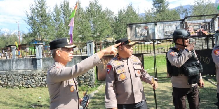 Kapolda Papua Tengah Tinjau Langsung Puncak, Pengamanan Diperkuat Pascakericuhan