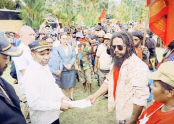 Serahkan Pernyataan Sikap, Demo Massa Simpatisan KNPB di Mimika Berjalan Damai