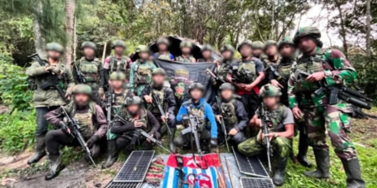 Di Tengah Gelap, Medan Terjal, dan Suhu Dingin Ekstrem 3 Derajat, Prajurit Koops TNI Habema Amankan Senjata OPM di Gamagai