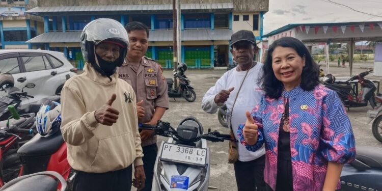 125 Ojek Pasar Sentral Ditertibkan, Disperindag Mimika Pungut Retribusi Rp50 Ribu per Bulan