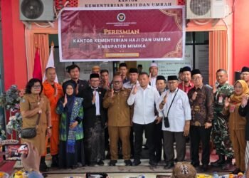 Wabup Emanuel Kemong Resmikan Kantor Urusan Haji dan Umrah di Mimika