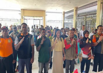 BPBD Mimika Bekali Keluarga di Iwaka Hadapi Ancaman Bencana