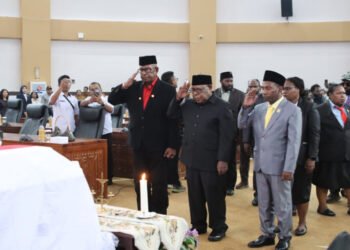 Karel Gwijangge Wafat DPRK Mimika Kenang Lebih dari 20 Tahun Pengabdian