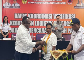BPBD Mimika Soroti Kesiapan Logistik Bencana di Tanah Papua