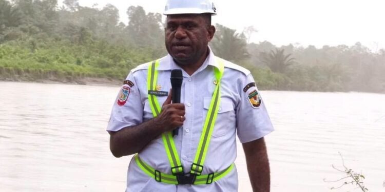 Jembatan Gantung Mioko Dibangun, Akses Warga Mulai Terbuka