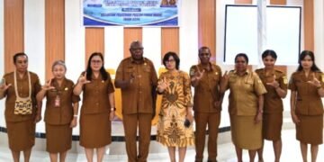 Dispora Mimika Latih Pustakawan Muda, Dorong Budaya Literasi di Kalangan Pemuda