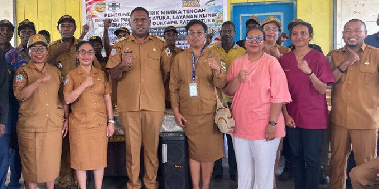 Lima Kampung di Mimika Tengah Dapat Layanan Terpadu, Urus Kesehatan hingga Dukcapil