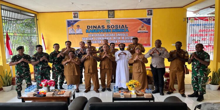 Bantuan Permakanan Otsus Mimika Disalurkan ke 18 Distrik, Dinsos Akui Data Penerima Masih Bermasalah