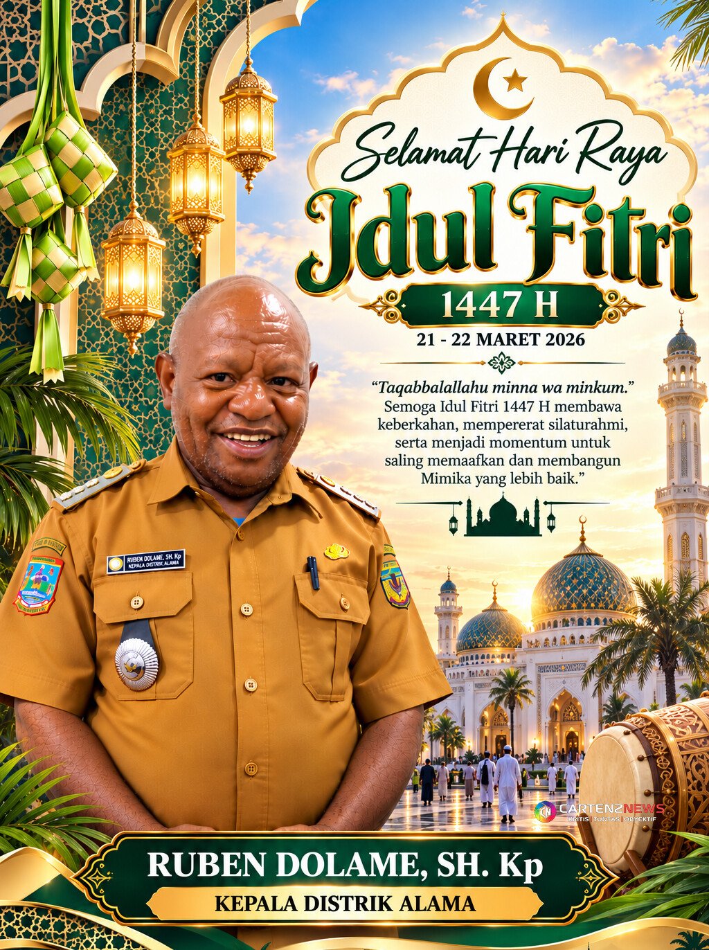 Distrik Alama Ruben Dolame - Idul Fitri/ 21-22 Mrt