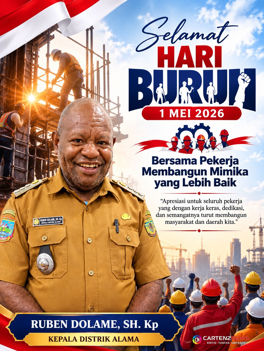 Distrik Alama Ruben Dolame - Hari Buruh/ 1 Mei Distrik Alama Ruben Dolame - Hari Buruh/ 1 Mei