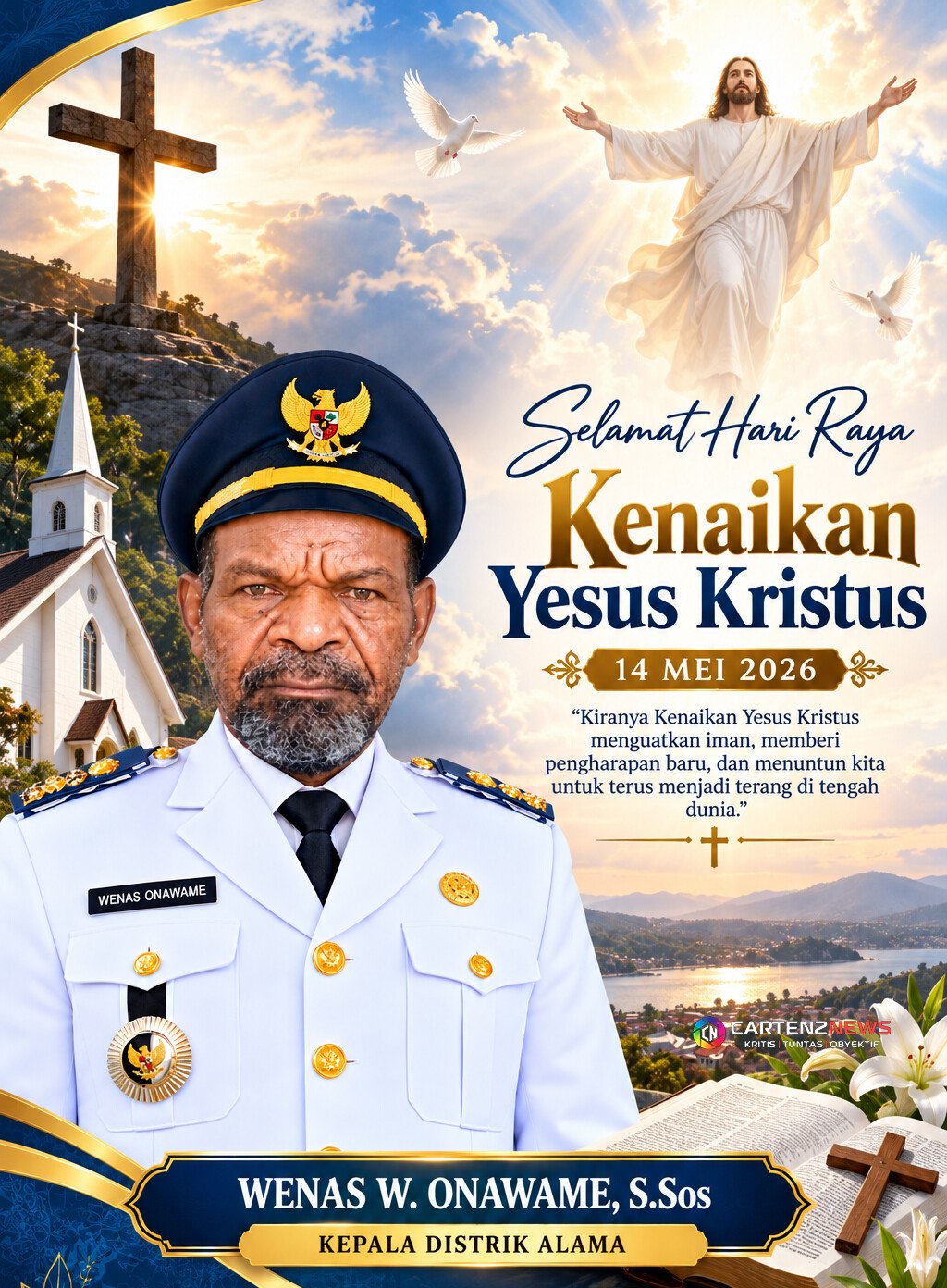 Distrik Alama Wenas Onawame - Hari Kenaikan Yesus ke Surga/ 14 Mei