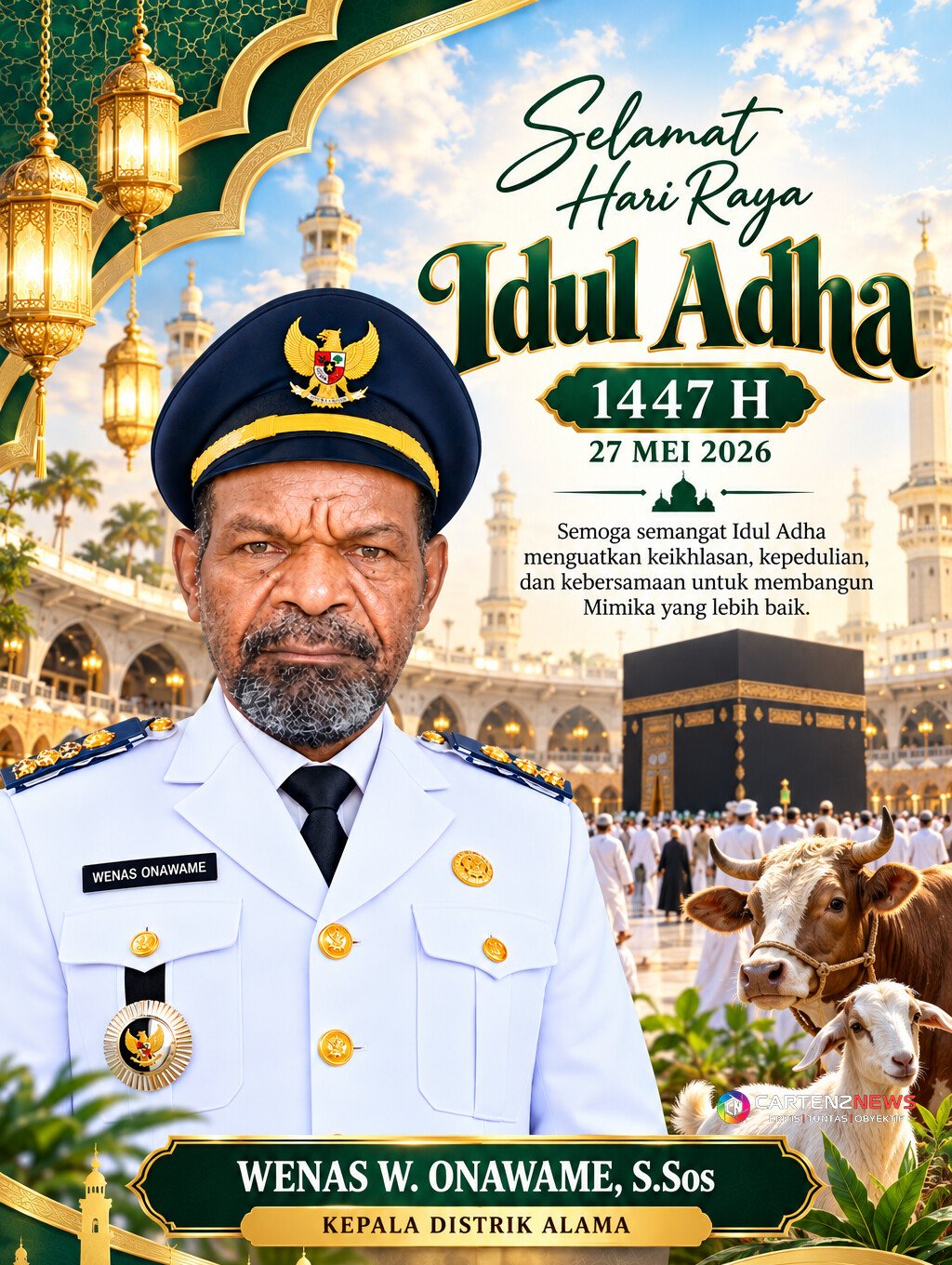 Distrik Alama Wenas Onawame - Idul Adha/ 27 Mei Distrik Alama Wenas Onawame - Idul Adha/ 27 Mei