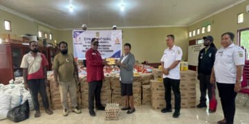 Pemerintah Distrik Kuala Kencana Apresiasi Bantuan Permakanan Otsus, Data Penerima Diminta Terus Diperbarui
