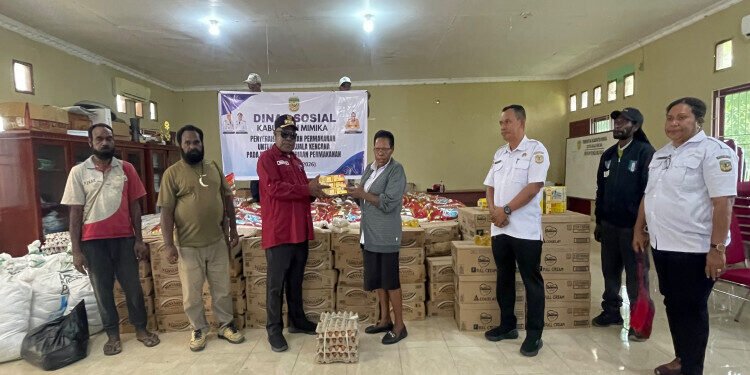 Pemerintah Distrik Kuala Kencana Apresiasi Bantuan Permakanan Otsus, Data Penerima Diminta Terus Diperbarui