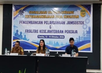 Pemkab Mimika Ingatkan Perusahaan Patuhi Aturan Upah dan Jaminan Sosial Pekerja
