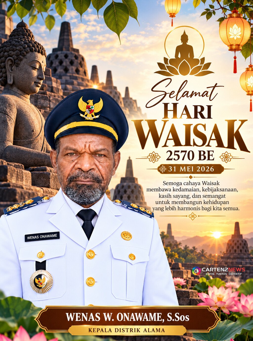 Distrik Alama Wenas Onawame - Waisak/ 31 Mei