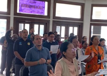 ASN Mimika Diajak Perkuat Iman dan Integritas, Ibadah Oikumene Kembali Digelar