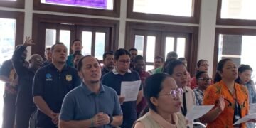 ASN Mimika Diajak Perkuat Iman dan Integritas, Ibadah Oikumene Kembali Digelar