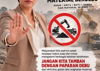 Pemdis Mimika Baru Imbau Aktivitas Galian dan Angkutan Material Berdebu Dihentikan Sementara