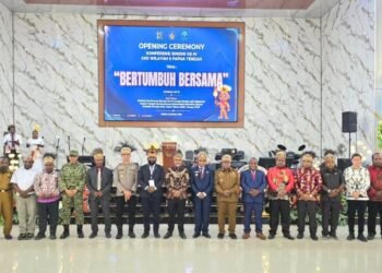 Wabup Mimika Dampingi Wabup Geley, Hadiri Peresmian Graha Sinode GKII Wilayah II Papua Tengah di Mayon