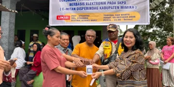 Disperindag Mimika Terapkan Barcode e-Mitan, Warga Berhak Dapat 20 Liter Minyak Tanah