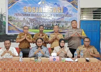 DPRK Mimika Sosialisasikan Perda Masyarakat Hukum Adat, Hak Ulayat Jadi Sorotan
