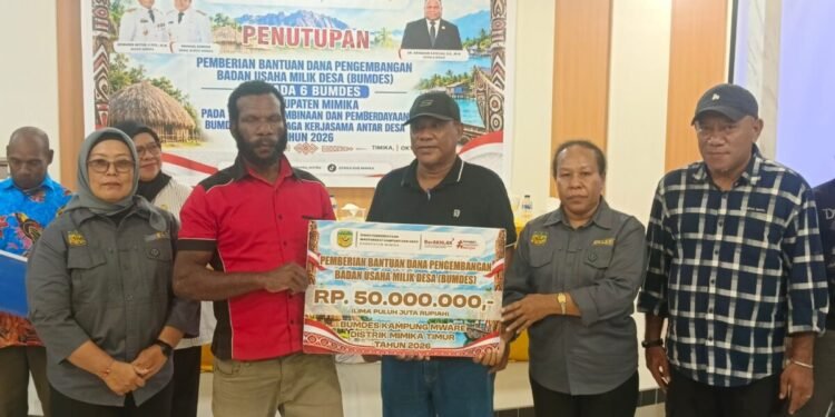 DPMK Mimika Awasi Hibah BUM Kampung Rp50 Juta, Pastikan Dana Digunakan Tepat Sasaran